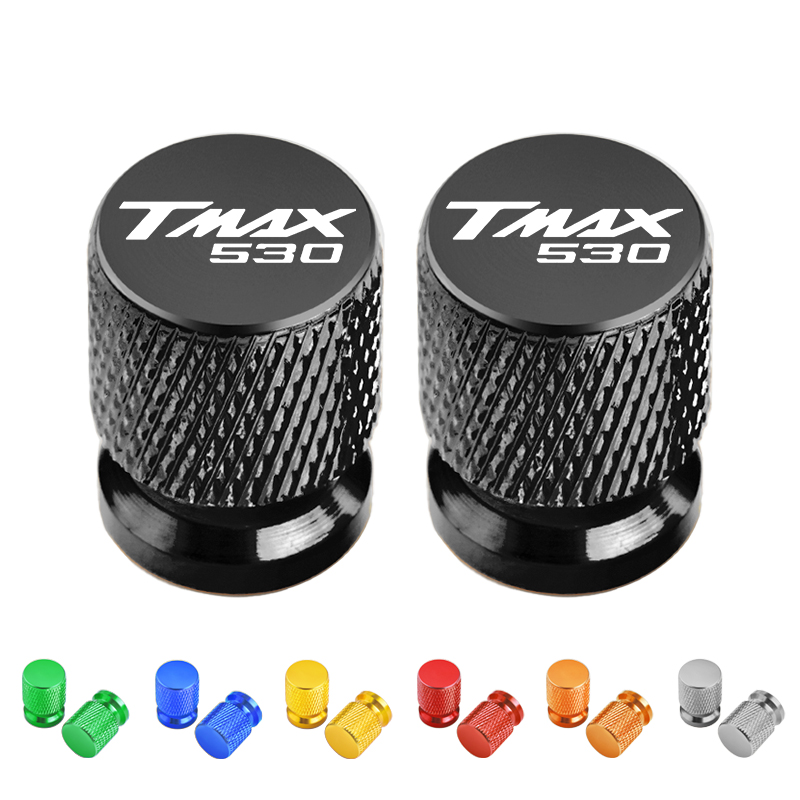 Motorcycle Valve Cover - 2 個カップルアルミ車両ホイールタイヤバルブステムキャップカバー YAHAMA TMAX TMAX530 530