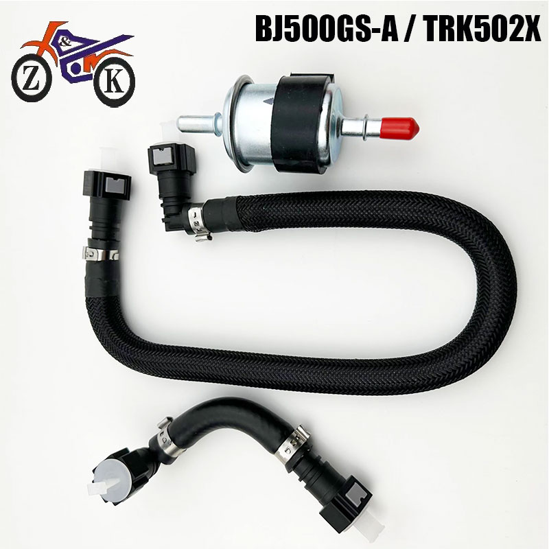 Motorcycle Oil Filter - EFI オートバイ高圧燃料パイプベネリ BJ500GS-A TRK502X スロットル高圧オイルパイプフィルターカップエレメントキットに適合
