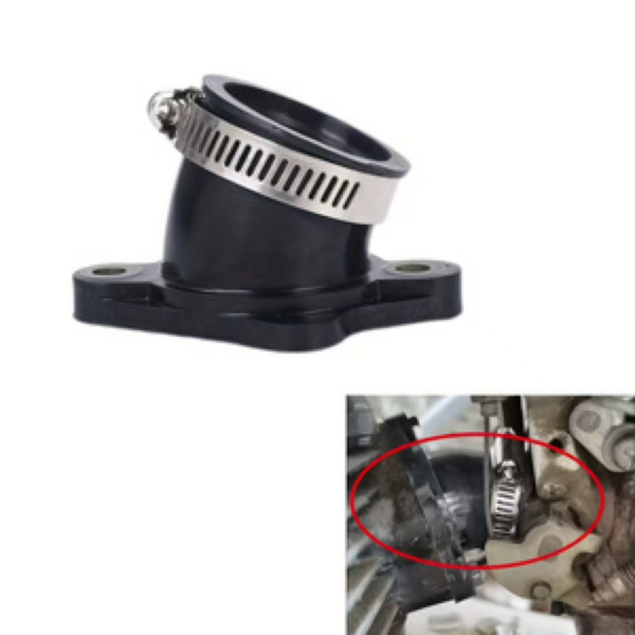 キャブレターインテークマニホールドブーツパイプ 30 ミリメ - Motorcycle Carburetor のレビューと価格