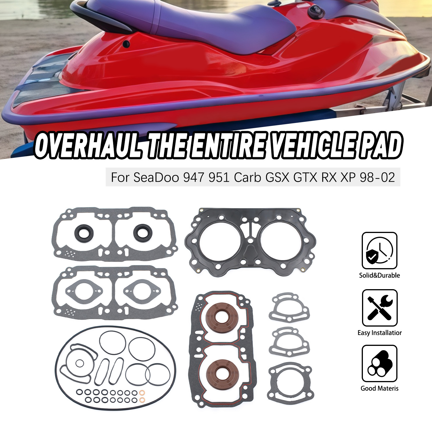 Sea-Doo GSX GTX XP LRV RX 1998 - Motorcycle Engine Kit のレビューと価格