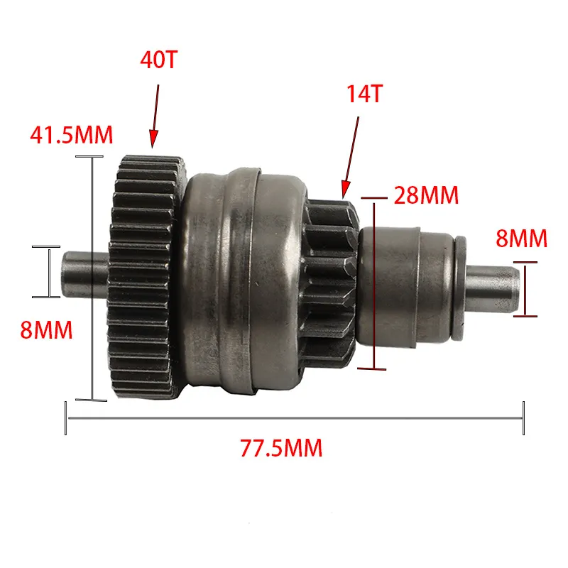 バイク用スターターギア。Hengjian Z300 EXC  - Motorcycle Starter Motor のレビューと価格